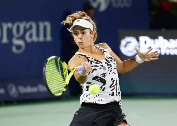 Julia Grabher Tennis Dubai Tennis Championships 2023 WTA Dubai Duty Free Tennis Stadium Dubai United Arab Emirates 20 February 2023 Copyright: xJuergenxHasenkopfx