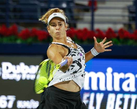 Julia Grabher Tennis Dubai Tennis Championships 2023 WTA Dubai Duty Free Tennis Stadium Dubai United Arab Emirates 20 February 2023 Copyright: xJuergenxHasenkopfx