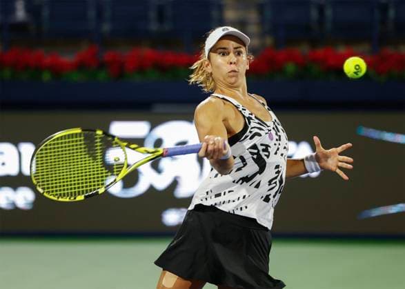 Julia Grabher Tennis Dubai Tennis Championships 2023 WTA Dubai Duty Free Tennis Stadium Dubai United Arab Emirates 20 February 2023 Copyright: xJuergenxHasenkopfx
