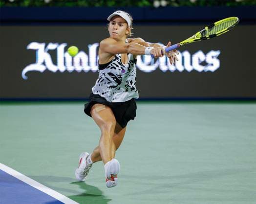 Julia Grabher Tennis Dubai Tennis Championships 2023 WTA Dubai Duty Free Tennis Stadium Dubai United Arab Emirates 20 February 2023 Copyright: xJuergenxHasenkopfx