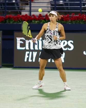 Julia Grabher Tennis Dubai Tennis Championships 2023 WTA Dubai Duty Free Tennis Stadium Dubai United Arab Emirates 20 February 2023 Copyright: xJuergenxHasenkopfx