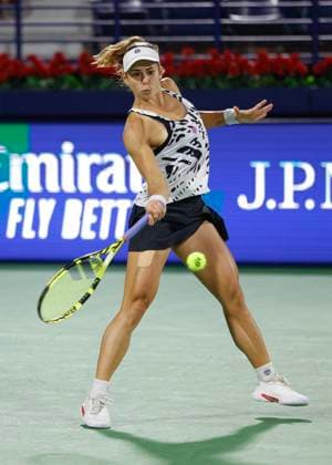 Julia Grabher Tennis Dubai Tennis Championships 2023 WTA Dubai Duty Free Tennis Stadium Dubai United Arab Emirates 20 February 2023 Copyright: xJuergenxHasenkopfx
