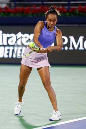 Leylah Fernandez CAN Tennis Dubai Tennis Championships 2023 WTA Dubai Duty Free Tennis Stadium Dubai United Arab Emirates 20 February 2023 Copyright: xJuergenxHasenkopfx