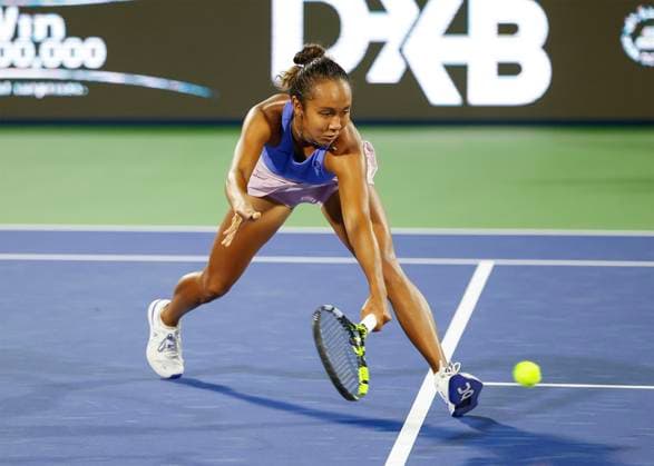 Leylah Fernandez CAN Tennis Dubai Tennis Championships 2023 WTA Dubai Duty Free Tennis Stadium Dubai United Arab Emirates 20 February 2023 Copyright: xJuergenxHasenkopfx