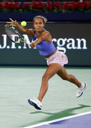 Leylah Fernandez CAN Tennis Dubai Tennis Championships 2023 WTA Dubai Duty Free Tennis Stadium Dubai United Arab Emirates 20 February 2023 Copyright: xJuergenxHasenkopfx