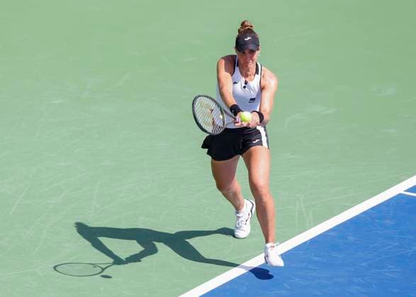 Beatriz Haddad Maia Tennis Dubai Tennis Championships 2023 WTA Dubai Duty Free Tennis Stadium Dubai United Arab Emirates 20 February 2023 Copyright: xJuergenxHasenkopfx