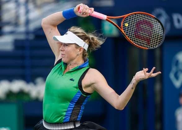 Anastasia Pavlyuchenkova Tennis Dubai Tennis Championships 2023 WTA Dubai Duty Free Tennis Stadium Dubai United Arab Emirates 21 February 2023 Copyright: xJuergenxHasenkopfx
