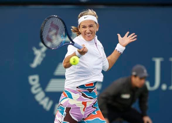 Victoria Azarenka Tennis Dubai Tennis Championships 2023 WTA Dubai Duty Free Tennis Stadium Dubai United Arab Emirates 21 February 2023 Copyright: xJuergenxHasenkopfx