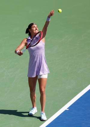 Caroline Garcia FRA Tennis Dubai Tennis Championships 2023 WTA Dubai Duty Free Tennis Stadium Dubai United Arab Emirates 21 February 2023 Copyright: xJuergenxHasenkopfx