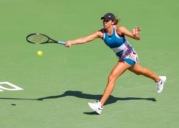 Madison Keys USA Tennis Dubai Tennis Championships 2023 WTA Dubai Duty Free Tennis Stadium Dubai United Arab Emirates 21 February 2023 Copyright: xJuergenxHasenkopfx