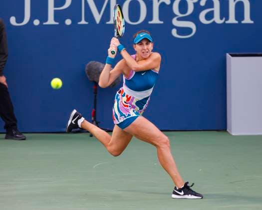 Belinda Bencic Tennis Dubai Tennis Championships 2023 WTA Dubai Duty Free Tennis Stadium Dubai United Arab Emirates 21 February 2023 Copyright: xJuergenxHasenkopfx