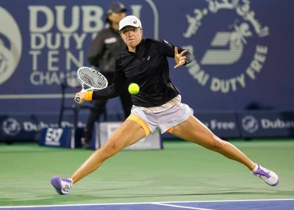 Iga Swiatek Tennis Dubai Tennis Championships 2023 WTA Dubai Duty Free Tennis Stadium Dubai United Arab Emirates 21 February 2023 Copyright: xJuergenxHasenkopfx