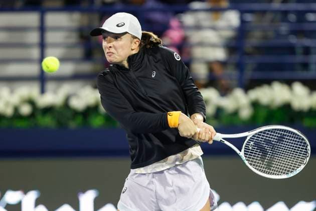 Iga Swiatek Tennis Dubai Tennis Championships 2023 WTA Dubai Duty Free Tennis Stadium Dubai United Arab Emirates 21 February 2023 Copyright: xJuergenxHasenkopfx