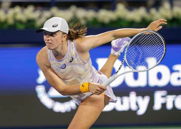 Iga Swiatek Tennis Dubai Tennis Championships 2023 WTA Dubai Duty Free Tennis Stadium Dubai United Arab Emirates 21 February 2023 Copyright: xJuergenxHasenkopfx