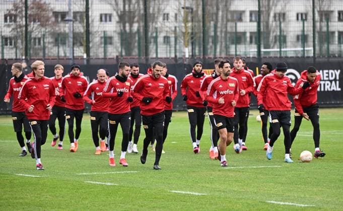 Football, men, 2022 2023 season, Europa League, 1 FC Union Berlin, training before the match against Ajax Amsterdam, overview, 22 02 2022, Copyright: xMatthiasxKochx