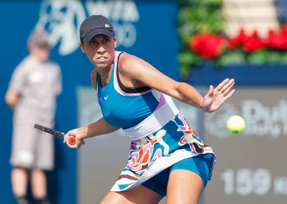 Madison Keys USA Tennis Dubai Tennis Championships 2023 WTA Dubai Duty Free Tennis Stadium Dubai United Arab Emirates 22 February 2023 Copyright: xJuergenxHasenkopfx