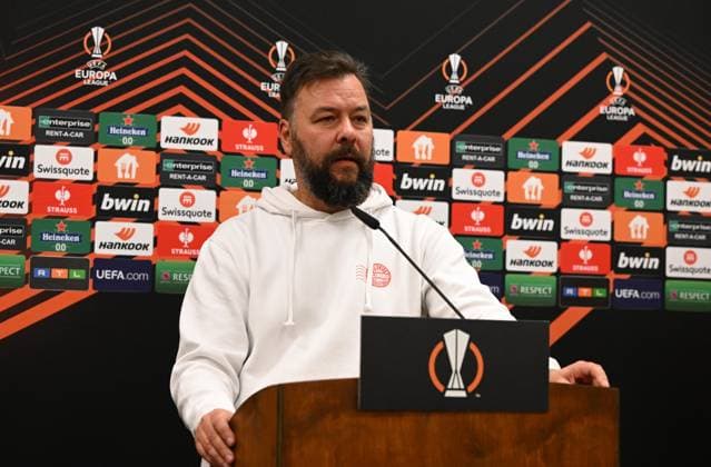 Football, men, season 2022 2023, Europa League, 1 FC Union Berlin, press conference before the match against Ajax Amsterdam, stadium and press officer Christian Arbeit 1 FC Union Berlin , 22 02 2022, Copyright: xMatthiasxKochx