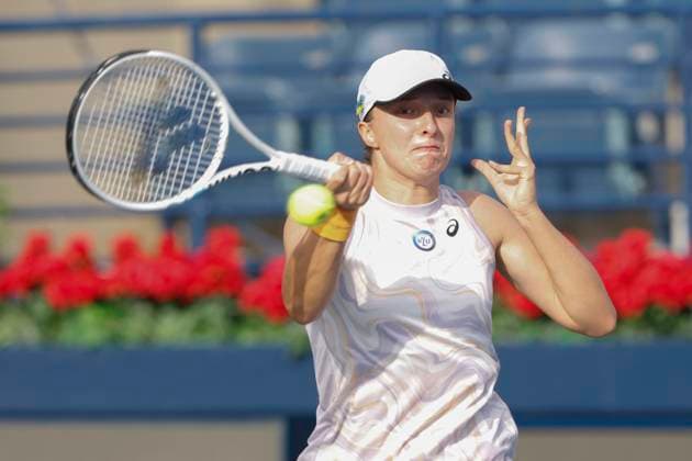Iga Swiatek Tennis Dubai Tennis Championships 2023 WTA Dubai Duty Free Tennis Stadium Dubai United Arab Emirates 22 February 2023 Copyright: xJuergenxHasenkopfx