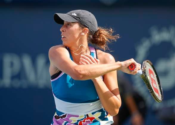 Madison Keys USA Tennis Dubai Tennis Championships 2023 WTA Dubai Duty Free Tennis Stadium Dubai United Arab Emirates 22 February 2023 Copyright: xJuergenxHasenkopfx