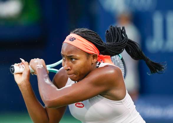 Coco Gauff Tennis Dubai Tennis Championships 2023 WTA Dubai Duty Free Tennis Stadium Dubai United Arab Emirates 23 February 2023 Copyright: xJuergenxHasenkopfx