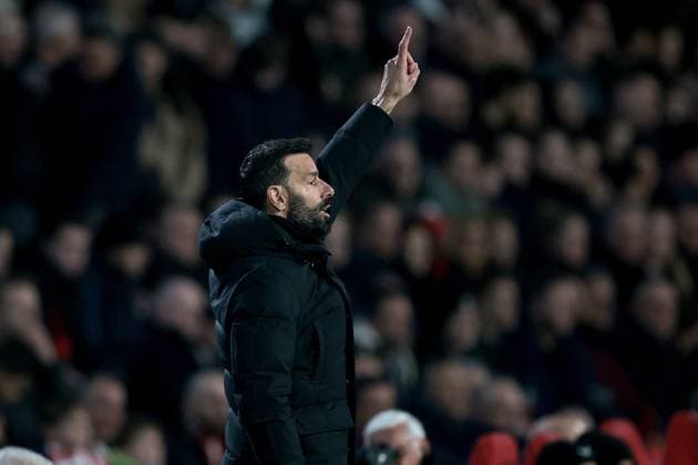 EINDHOVEN - PSV coach Ruud van Nistelrooij during the UEFA Europa league play-off match between PSV Eindhoven and Sevilla FC at Phillips stadium on February 23, 2023 in Eindhoven, Netherlands. AP Dutch Height Jeroen Putmans PSV Eindhoven v Sevilla FC: Knockout Round Play-Off Leg Two - UEFA Europa League 2022 2023 xVIxANPxSportx xJeroenxPutmansxIVx 463443766 originalFilename: 463443766.jpg