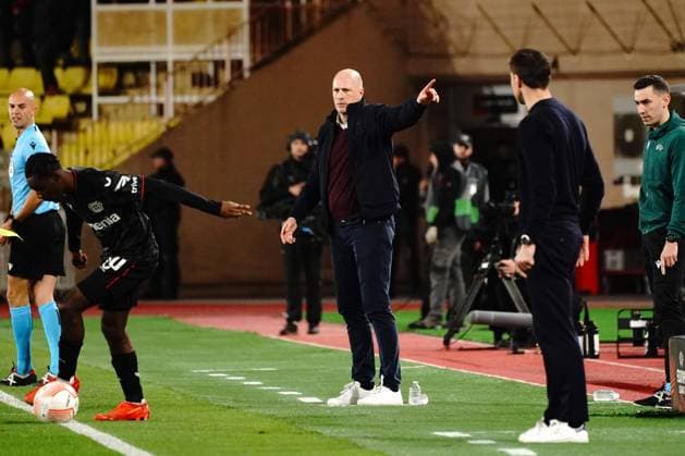 Philippe Clement (entraineur de l AS Monaco) FOOTBALL : AS Monaco vs Bayer 04 Leverkusen - League Europa - Monaco - 23 02 2023 NorbertScanella Panoramic 