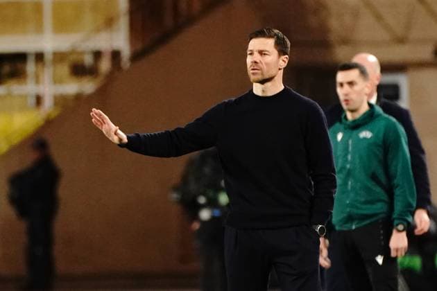 Xabi Alonso (entraineur de Bayer 04 Leverkusen) FOOTBALL : AS Monaco vs Bayer 04 Leverkusen - League Europa - Monaco - 23 02 2023 NorbertScanella Panoramic 