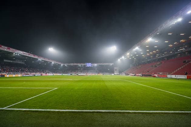 BERLIN, 23-02-2023, Stadion An der Alten Försterei, Europa League, season 2022 2023, between the match Union Berlin - Ajax, stadium overview before the match Union Berlin - Ajax  x19994858x Copyright: