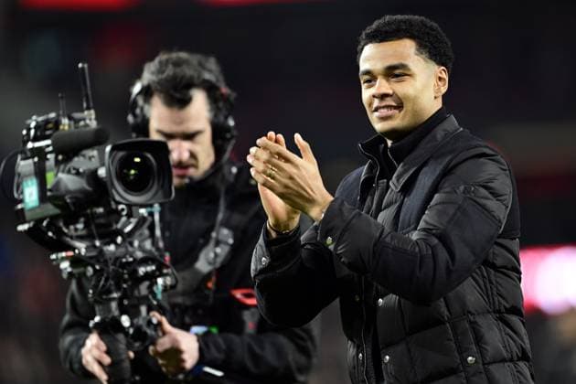 EINDHOVEN - Cody Gakpo bids farewell to PSV during the UEFA Europa league play-off match between PSV Eindhoven and Sevilla FC at Phillips stadium on February 23, 2023 in Eindhoven, Netherlands. ANP OLAF KRAAK PSV Eindhoven v Sevilla FC: Knockout Round Play-Off Leg Two - UEFA Europa League 2022 2023 xVIxANPxSportx xxANPxIVx 463448523 originalFilename: 463448523.jpg