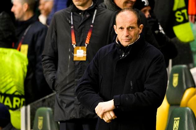 Massimiliano Allegri - entraineur (Juventus) FOOTBALL : Nantes vs Juventus de Turin - Barrage retour Ligue Europa - 23 02 2023 JBAutissier Panoramic 
