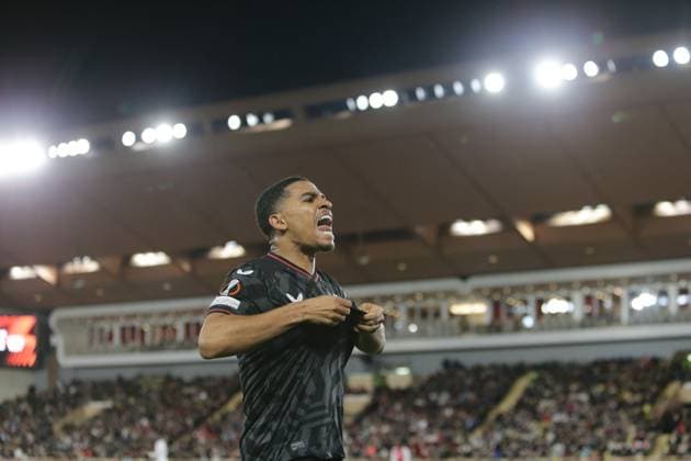 Amine Adli of Bayer 04 Leverkusen during the Uefa Europa League, football match between As Monaco and Bayer 04 Leverkusen,on 23 February 2023 at State Luis II in Monaco, Photo Ndrerim Kaceli  Copyright: xNderimxKaceli LiveMediax xipa-agx xLivexMediax 0 IPA_IPA36301740