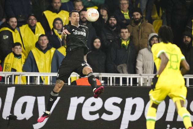 Angel Di Maria (Juventus) FOOTBALL : Nantes vs Juventus de Turin - Barrage retour Ligue Europa - 23 02 2023 JBAutissier Panoramic 