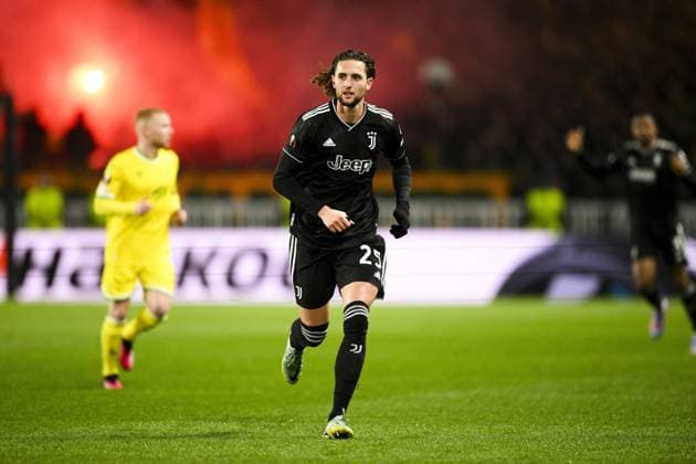 Adrien Rabiot (Juventus) FOOTBALL : Nantes vs Juventus de Turin - Barrage retour Ligue Europa - 23 02 2023 JBAutissier Panoramic 