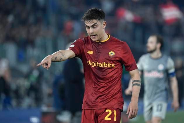 Paulo Dybala of AS Roma during the Europa League football match between AS Roma and FC Salzburg at Olimpico stadium in Roma (Italy), February 23th, 2023. Photo Andrea Staccioli Insidefoto andreaxstaccioli