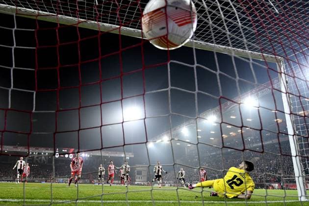 BERLIN, 23-02-2023, Stadion An der Alten Forsterei, Europa League, season 2022 2023, between the match Union Berlin - Ajax, stadium overview before the match. Ajax goalkeeper Geronimo Rulli concedes the 1-0 Union Berlin - Ajax  x19996728x Copyright: