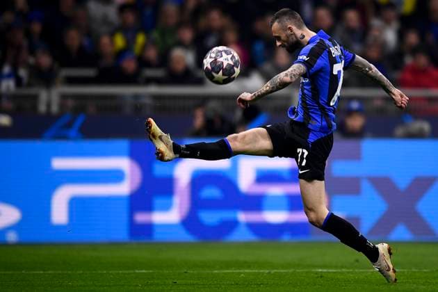FC Internazionale v FC Porto - UEFA Champions League Marcelo Brozovic of FC Internazionale in action during the UEFA Champions League round of 16 football match between FC Internazionale and FC Porto. Milan Italy Copyright: xNicolòxCampox