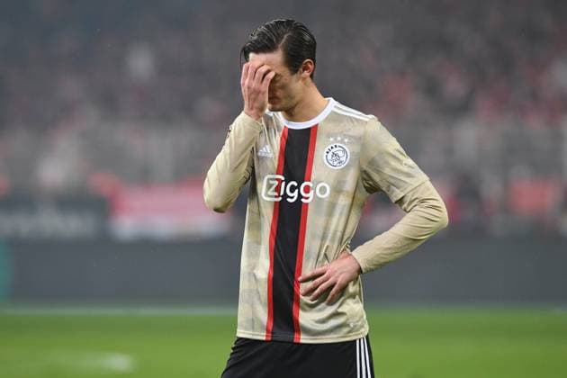 Football, men, season 2022 2023, Europa League, play offs to the round of 16, second leg , 1 FC Union Berlin Ajax Amsterdam, Lorenzo Lucca Ajax Amsterdam disappointed , 23 02 2022, Copyright: xMatthiasxKochx