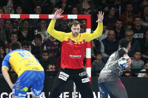 Sport Bilder des Tages Andreas Wolff (Lomza Vive Kielce) HANDBALL : HBC Nantes vs Lomza Industria Kielce - Machineseeker EHF Champions League - 13eme journee - 23 02 2023 KevinDomas Panoramic 