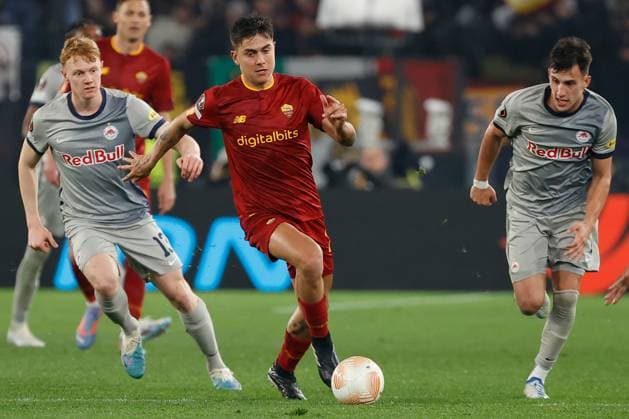 February 23, 2023, Rome, Italy: Rome, Italy, Olimpico stadium, February 23, 2023, 1r21 during AS Roma vs RB Salzburg - football Europa League match. football Europa League match - AS Roma vs RB Salzburg, Rome, Italy - ZUMAl164 20230223_zsa_l164_385 Copyright: xAgnxFotox