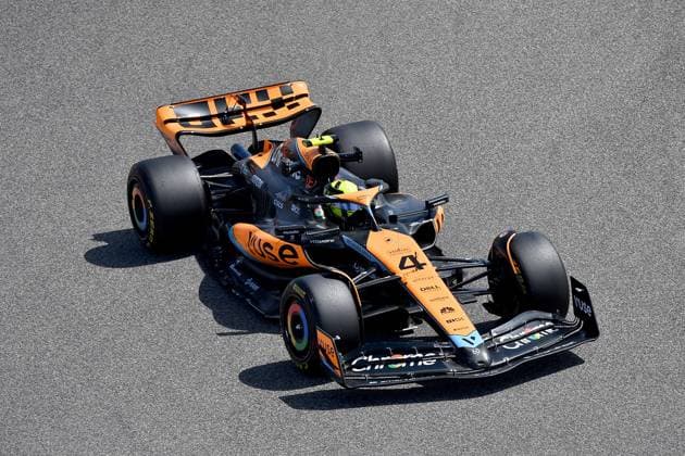 24 02 2023, Bahrain International Circuit, Sakhir, Formula 1 Test Drives in Bahrain 2023 , in picture Lando Norris GBR , McLaren F1 Team Sakhir Bahrain International Circuit Bahrain  eu-images-506