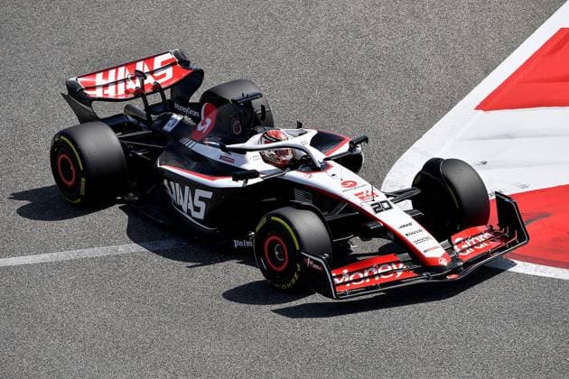 24 02 2023, Bahrain International Circuit, Sakhir, Formula 1 testing in Bahrain 2023 , in picture Kevin Magnussen DNK , Moneygram Haas F1 Team Sakhir Bahrain International Circuit Bahrain  eu-images-506