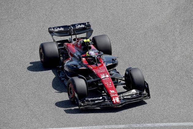 24 02 2023, Bahrain International Circuit, Sakhir, Formula 1 Test Drives in Bahrain 2023 , in picture Guanyu Zhou CHN , Alfa Romeo F1 Team Stake Sakhir Bahrain International Circuit Bahrain  eu-images-506