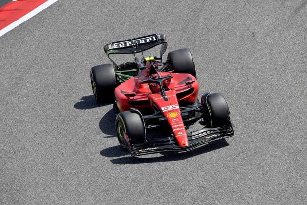 24 02 2023, Bahrain International Circuit, Sakhir, Formula 1 Test Drives in Bahrain 2023 , in picture Carlos Sainz Jr ESP , Scuderia Ferrari Sakhir Bahrain International Circuit Bahrain  eu-images-506