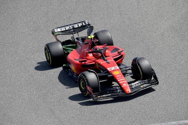 24 02 2023, Bahrain International Circuit, Sakhir, Formula 1 Test Drives in Bahrain 2023 , in picture Carlos Sainz Jr ESP , Scuderia Ferrari Sakhir Bahrain International Circuit Bahrain  eu-images-506