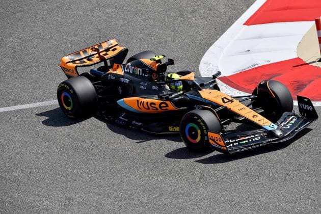24 02 2023, Bahrain International Circuit, Sakhir, Formula 1 Test Drives in Bahrain 2023 , in picture Lando Norris GBR , McLaren F1 Team Sakhir Bahrain International Circuit Bahrain  eu-images-506