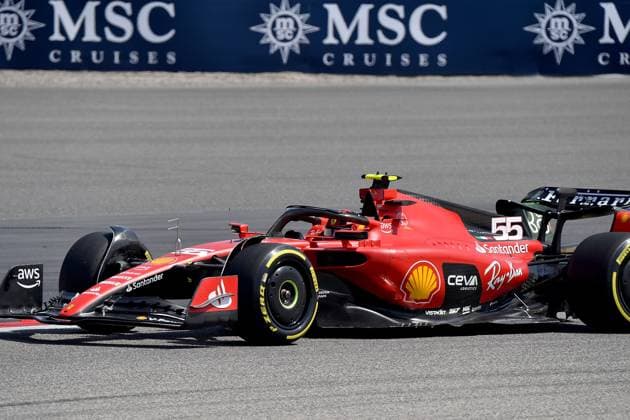 24 02 2023, Bahrain International Circuit, Sakhir, Formula 1 Test Drives in Bahrain 2023 , in picture Carlos Sainz Jr ESP , Scuderia Ferrari Sakhir Bahrain International Circuit Bahrain  eu-images-506
