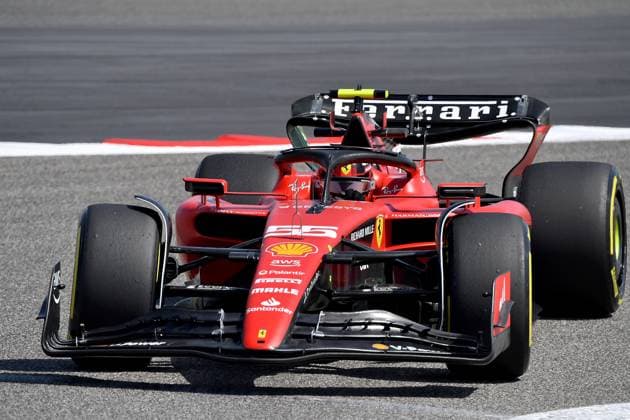 24 02 2023, Bahrain International Circuit, Sakhir, Formula 1 Test Drives in Bahrain 2023 , in picture Carlos Sainz Jr ESP , Scuderia Ferrari Sakhir Bahrain International Circuit Bahrain  eu-images-506