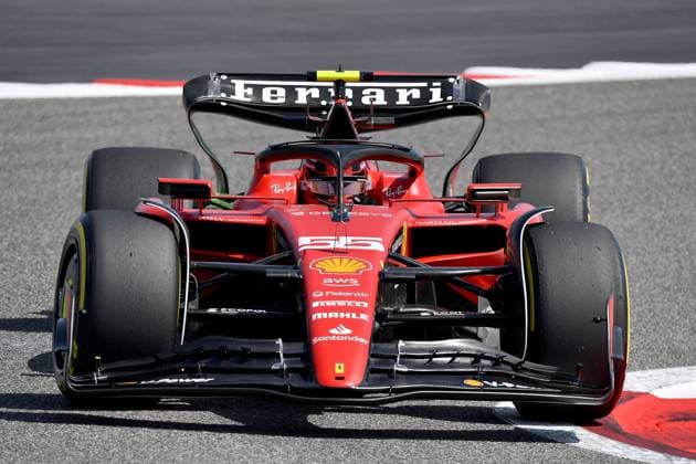 24 02 2023, Bahrain International Circuit, Sakhir, Formula 1 Test Drives in Bahrain 2023 , in picture Carlos Sainz Jr ESP , Scuderia Ferrari Sakhir Bahrain International Circuit Bahrain  eu-images-506