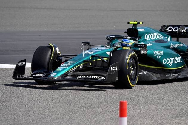 24 02 2023, Bahrain International Circuit, Sakhir, Formula 1 Test Drives in Bahrain 2023 , in picture Fernando Alonso ESP , Aston Martin Aramco Cognizant Formula One Team Sakhir Bahrain International Circuit Bahrain  eu-images-506