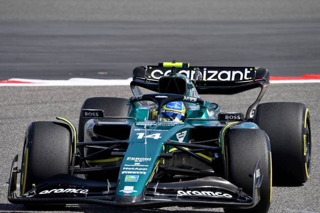 24 02 2023, Bahrain International Circuit, Sakhir, Formula 1 Test Drives in Bahrain 2023 , in picture Fernando Alonso ESP , Aston Martin Aramco Cognizant Formula One Team Sakhir Bahrain International Circuit Bahrain  eu-images-506
